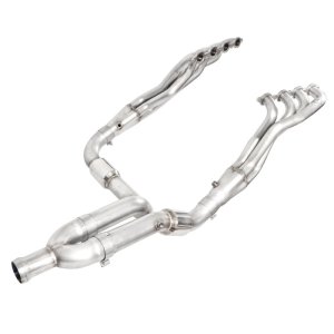 GMC Sierra Performance Exhaust - Stainless Works - Long Tube Headers With Catted Leads Factory Connect - `14-`18